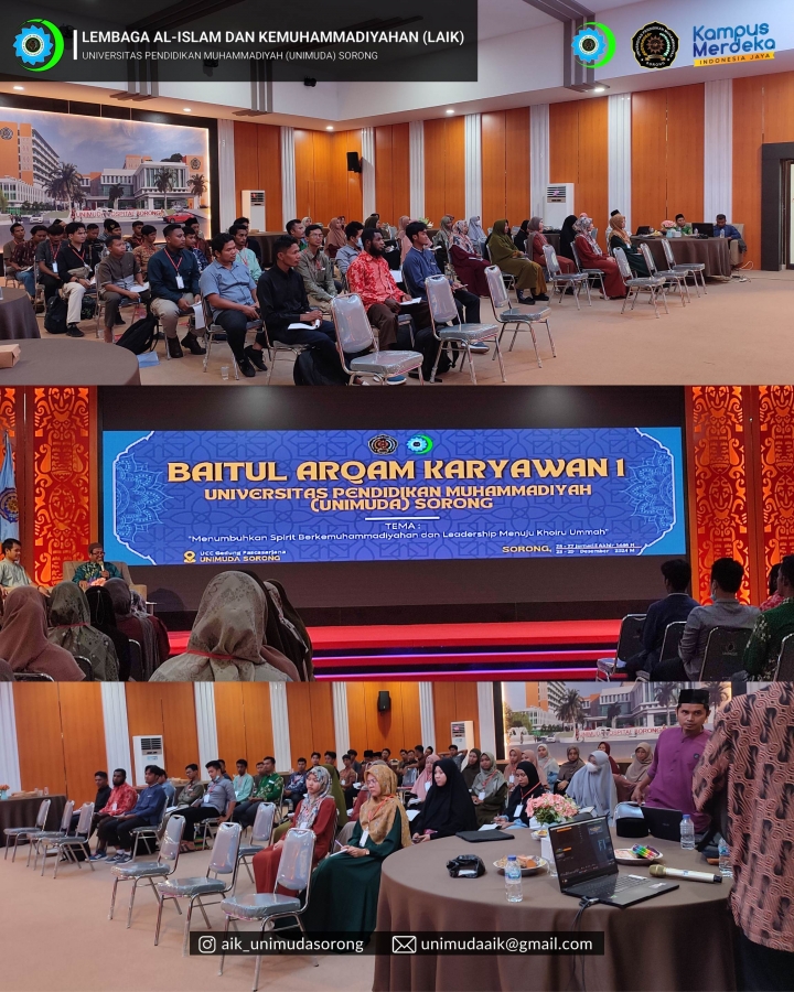 Baitul Arqam Karyawan 1 (2024) Universitas Pendidikan Muhammadiyah Sorong