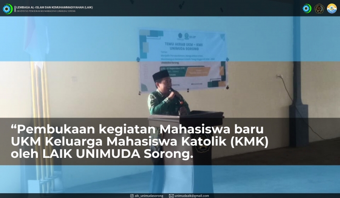Pembukaan Kegiatan Mahasiswa Baru UKM Keluarga Mahasiswa Katolik (KMK)