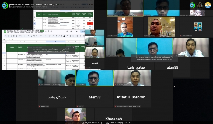 Penyamaan Persepsi Pembelajaran AIK Multikultural Semester Ganjil TA. 2025/2026