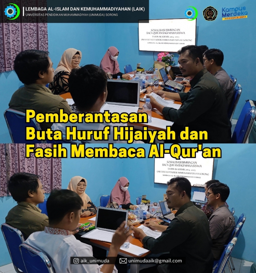 Sosialisasi Pemberantasan Buta Huruf Hijaiyah dan Fasih Membaca Al-Qur'an