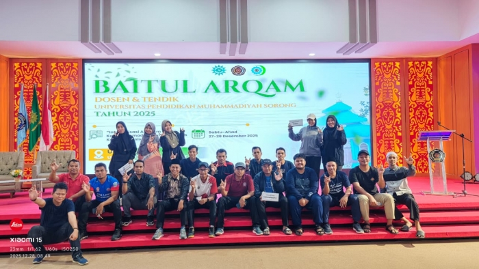 UNIMUDA Sorong Sukses Selenggarakan Baitul Arqam Dosen dan Tendik 2025